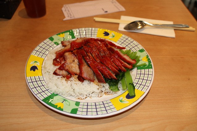 BBQ pork at Sun Ming BBQ Restaurant