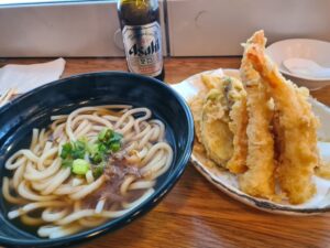 Tempura Udon Noodle Soup at Umaya Japanese Restaurant
