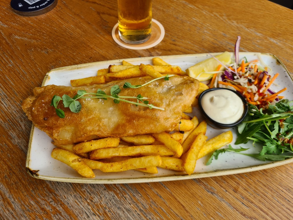 Fish and Chips at Goldies Bar and Bistro Surfers Paradise
