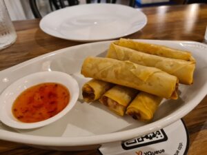 Lumpiang Shanghai Spring Rolls at Barangay Fiesta