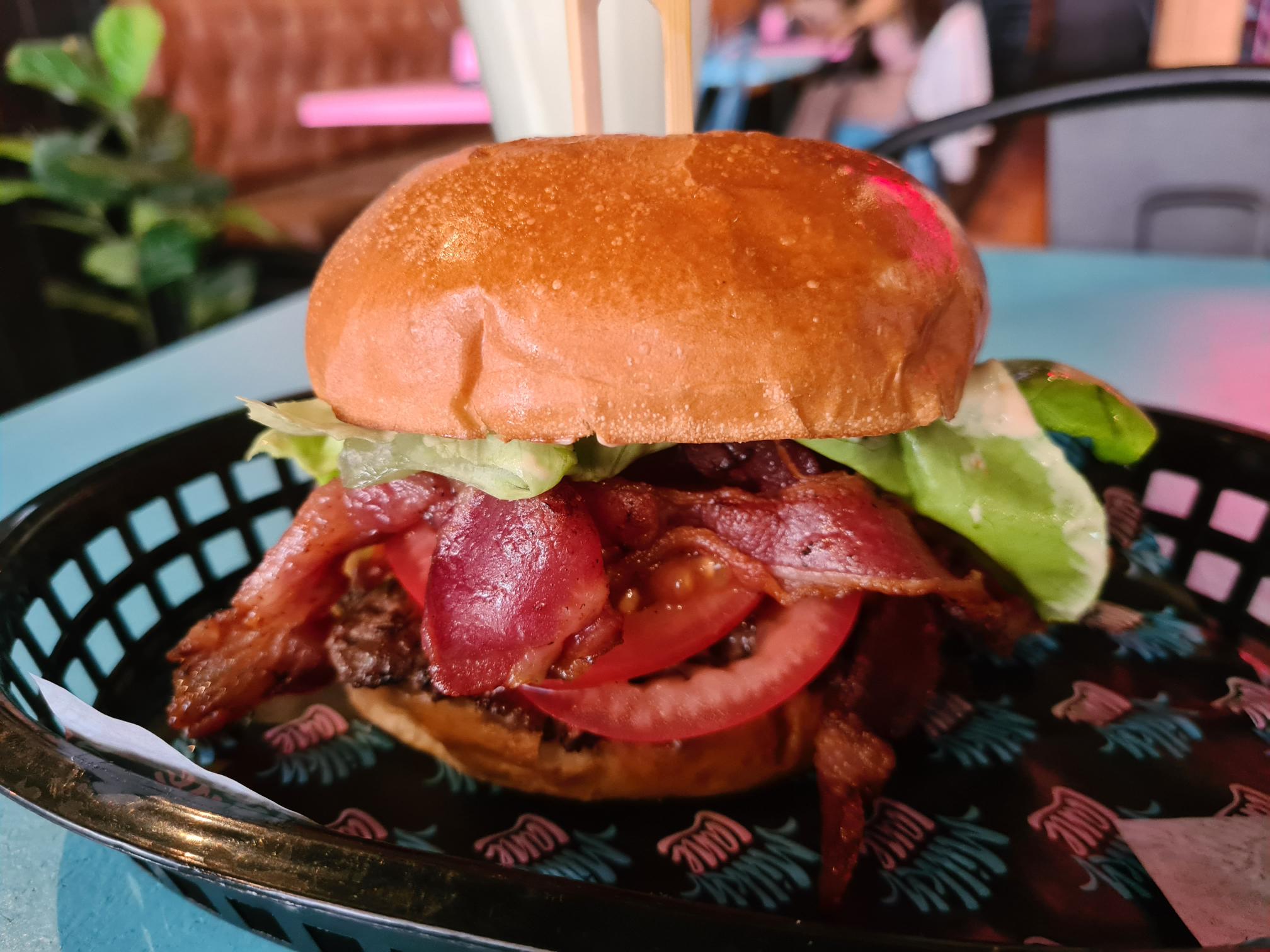 Tasty Smashed Burgers at Milky Lane Parramatta