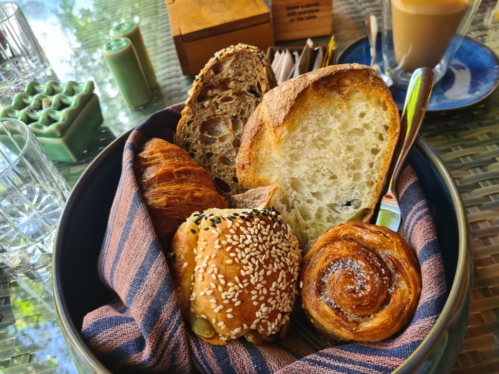 Bakery Bread Basket at Wok Wok Restaurant at Andaz Bali Resort Sanur