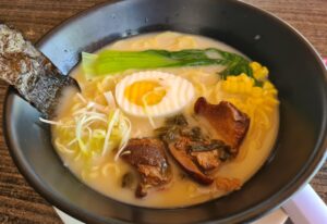 Delicious Ramen Noodle Soup at Akari Japanese Restaurant in Sanur Bali