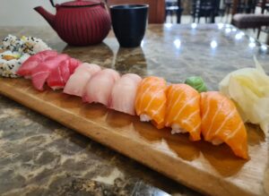 Assorted sushi at Sushi Mata Parramatta