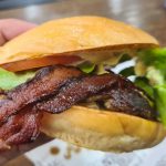 Beef Burger with bacon at BL Burgers Parramatta