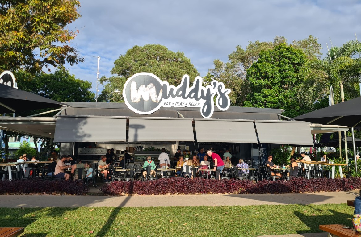 Best Cafe in Cairns – Muddy’s Cafe on Cairns Esplanade Waterfront