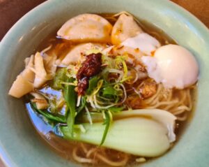Vegetarian ramen at O'Uchi Japanese Restaurant Sydney CBD