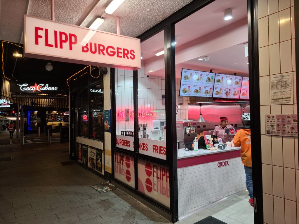 Flipp Burgers Church Street Parramatta