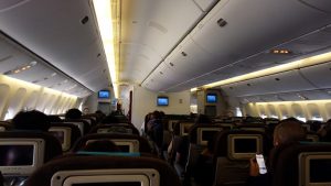 Flight review Garuda Indonesia B777-300ER Bali to Jakarta Economy Class