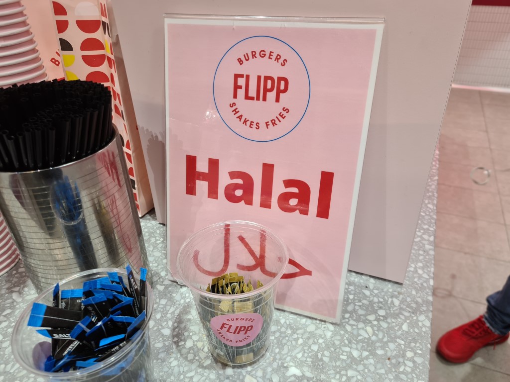 Halal food at Flipp Burgers Church Street Parramatta