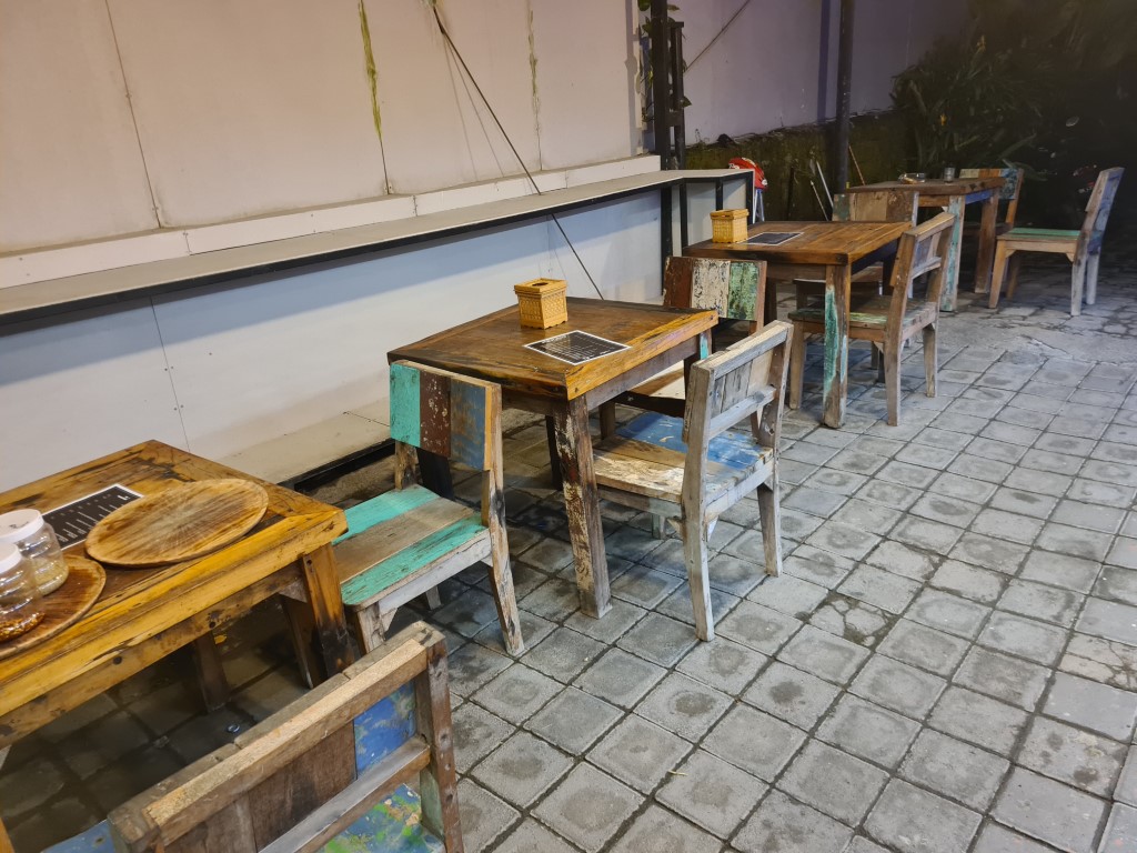 Inside Pepino Pizzeria in Canggu Bali