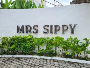 Awesome Chicken Burger at Mrs Sippy Beach Club Seminyak Bali