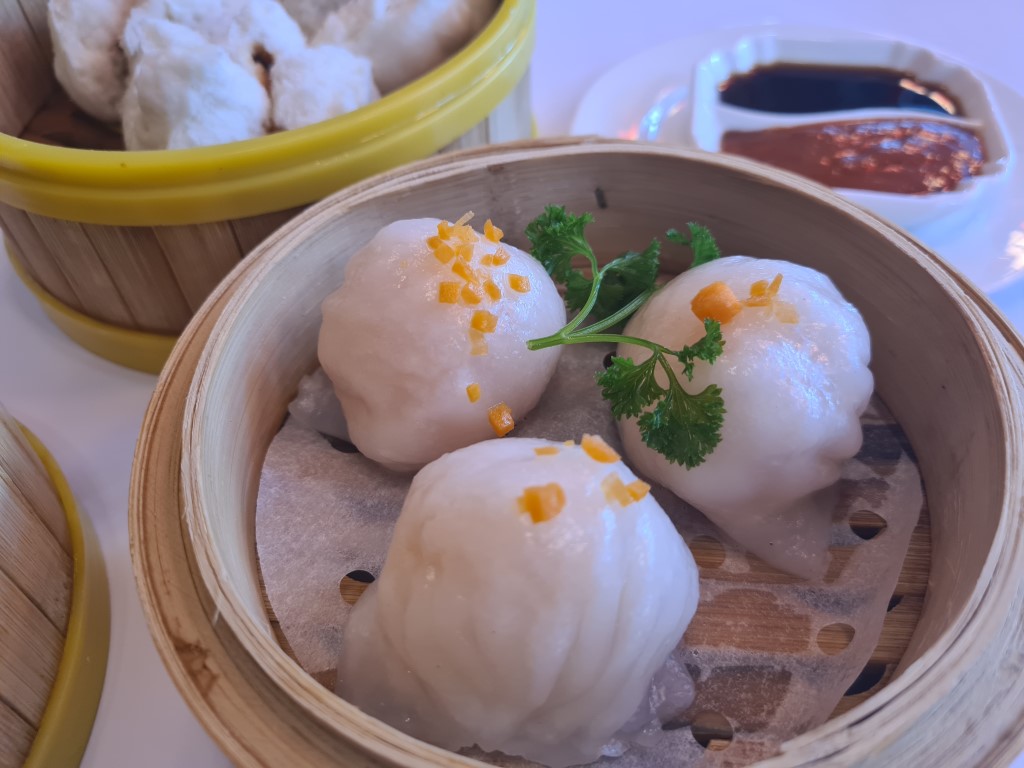 Prawn dumplings at Royal Dynasty Chinese Restaurant