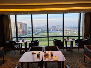 View from Regency Club Lounge at Hyatt Regency Hotel Manila