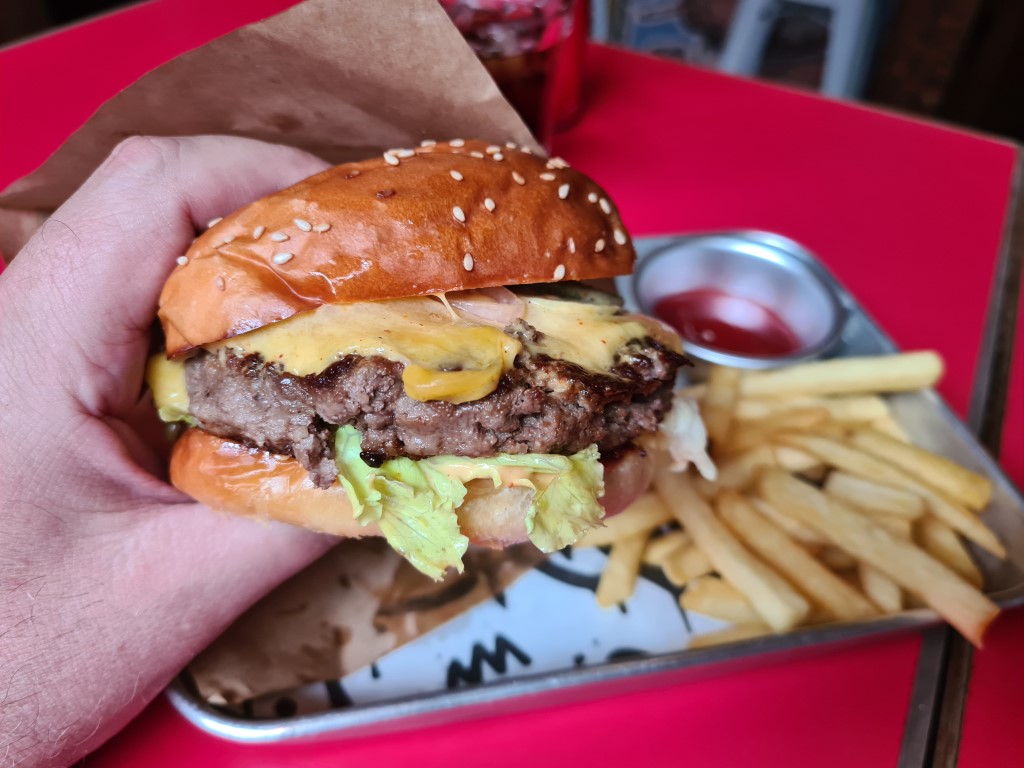 Awesome Smashed Burgers at Bang Bang Burgers Soi 11 Sukhumvit Bangkok