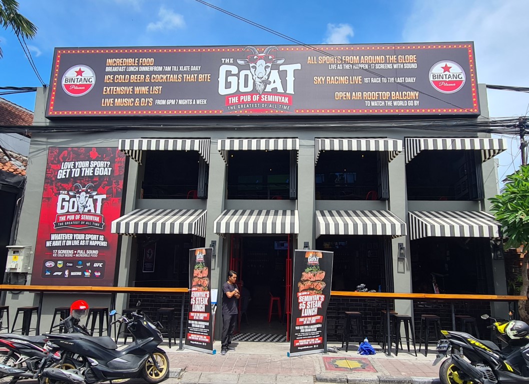 Best Sports Pub in Seminyak – The GOAT – The Pub In Seminyak