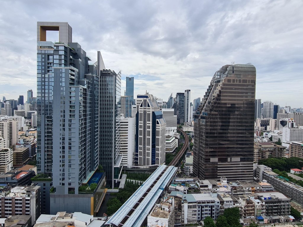 View from Regency Club Lounge Bangkok August 2023