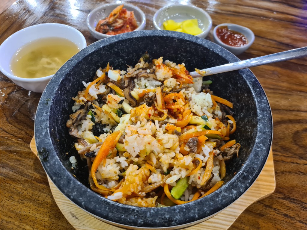 Bibimbap at Bub and Sool Korean Restaurant Darwin