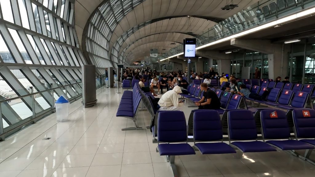 Departure Gate at Suvarnabhumi Airport
