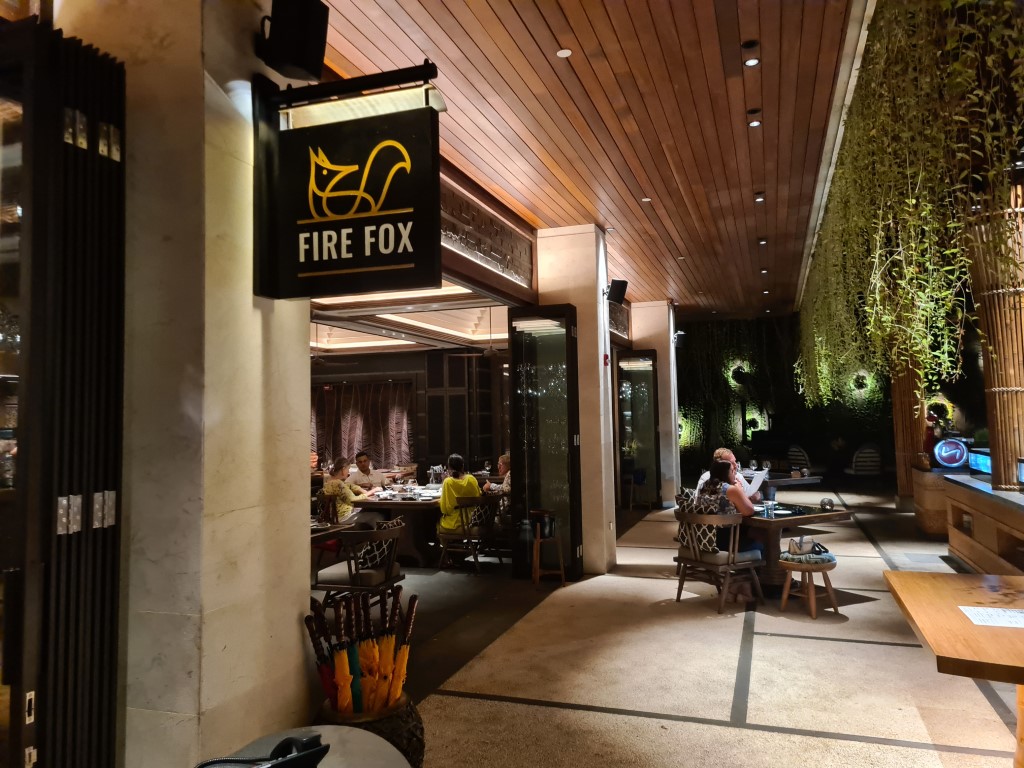 Fire Fox Steak Restaurant at Andaz Bali Resort Sanur