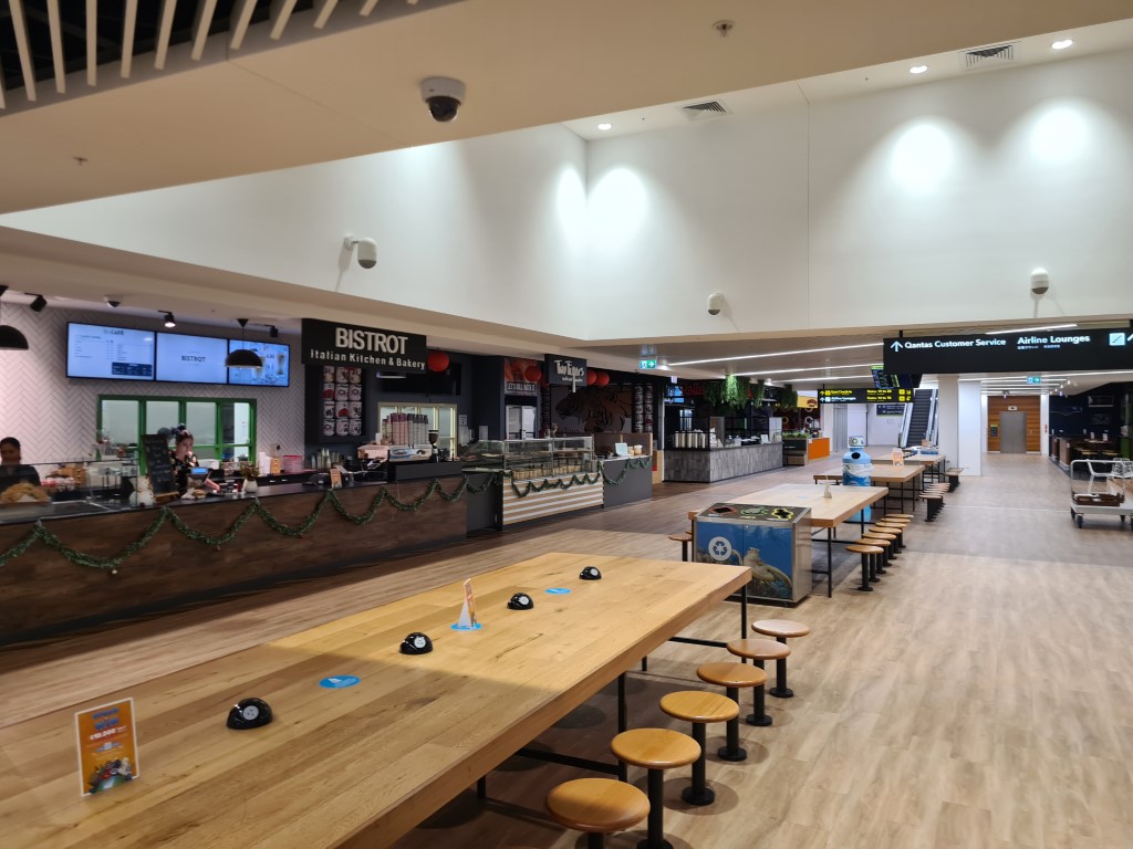 Food court at Cairns Airport