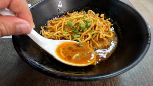 Delicious Khao Soi Noodle Soup at Chiang Mai Airport