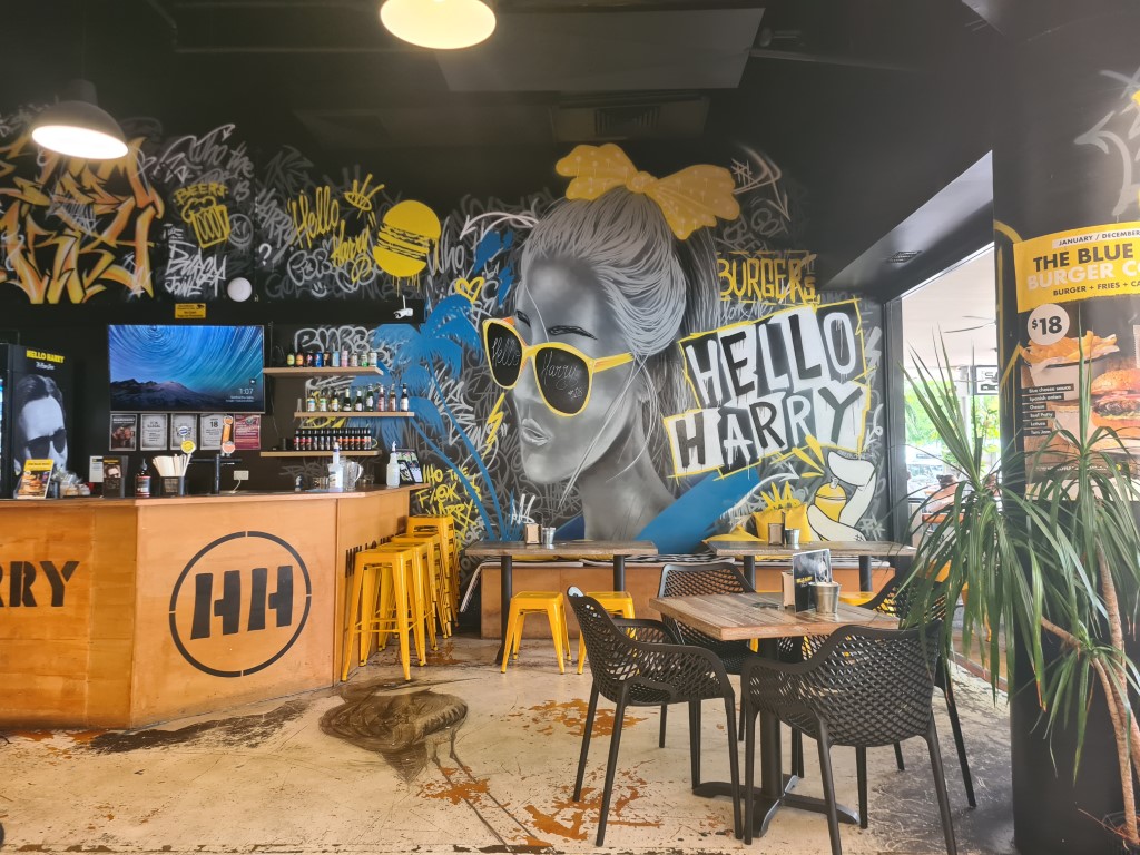 Inside Hello Harry The Burger Joint Cairns