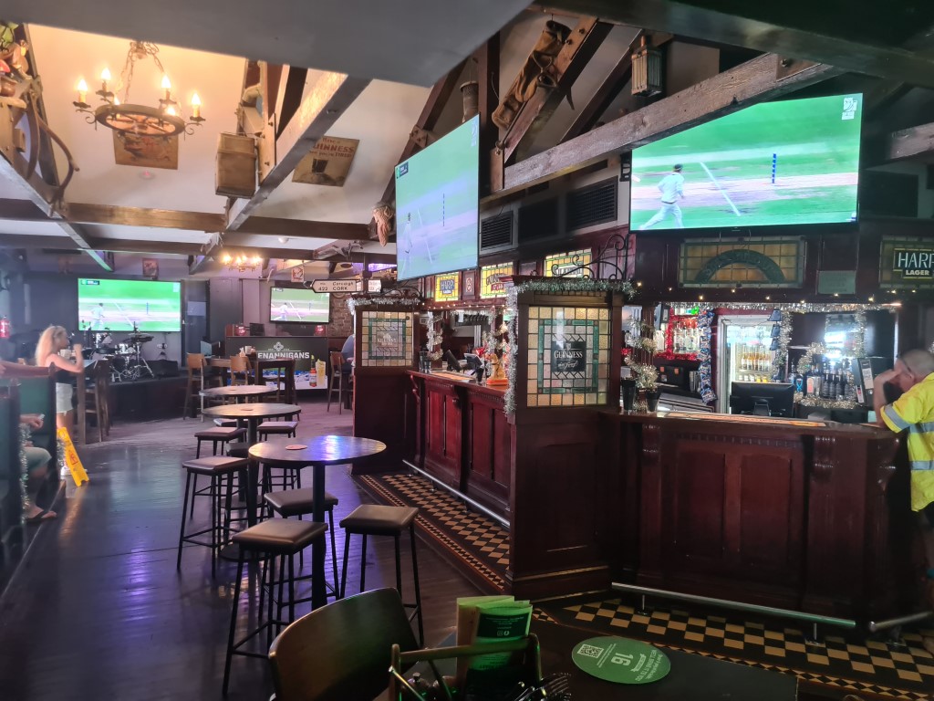 Inside Shenanigans Irish Pub Darwin