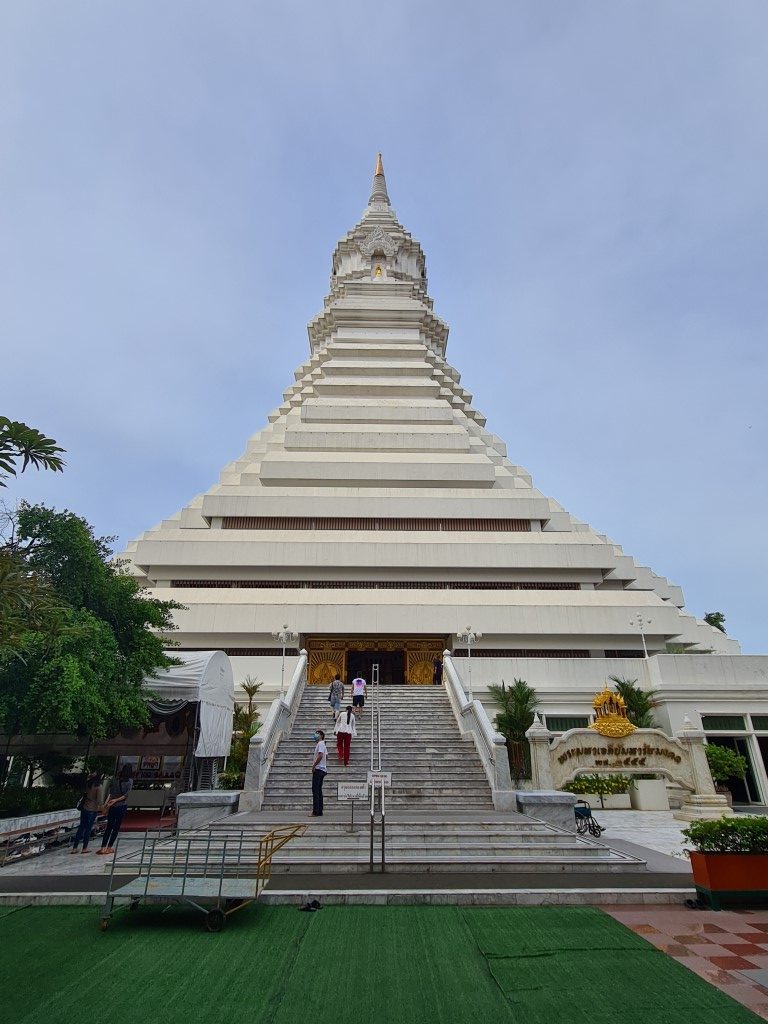 Stupa at Wat Paknam Phasi Charoen Bangkok