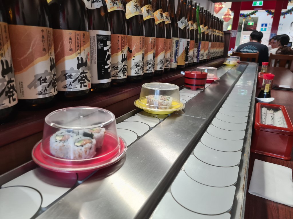 Sushi Train at Oishi-ya Japanese Restaurant Darwin