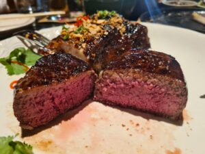 Tenderloin Steak at Fire Fox Restaurant Sanur
