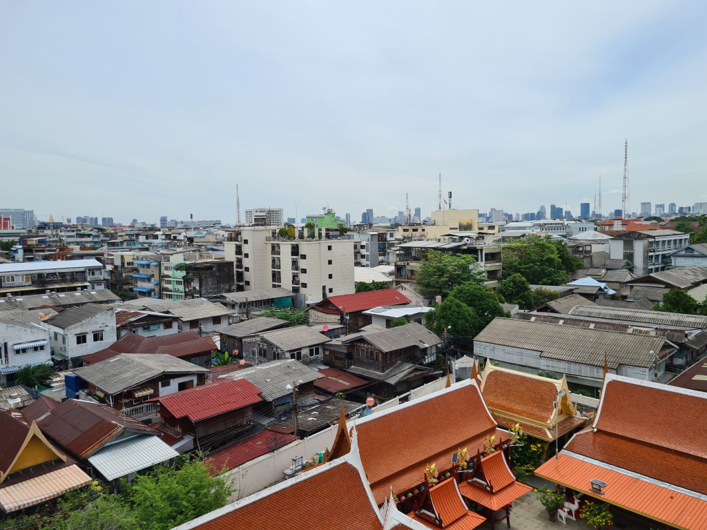 View from top of Standing Buddha in Bangkok