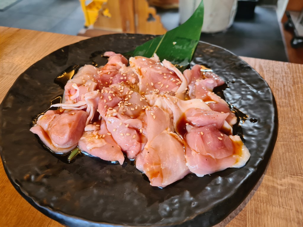 Chicken Thigh at Touka Japanese BBQ Restaurant Parramatta