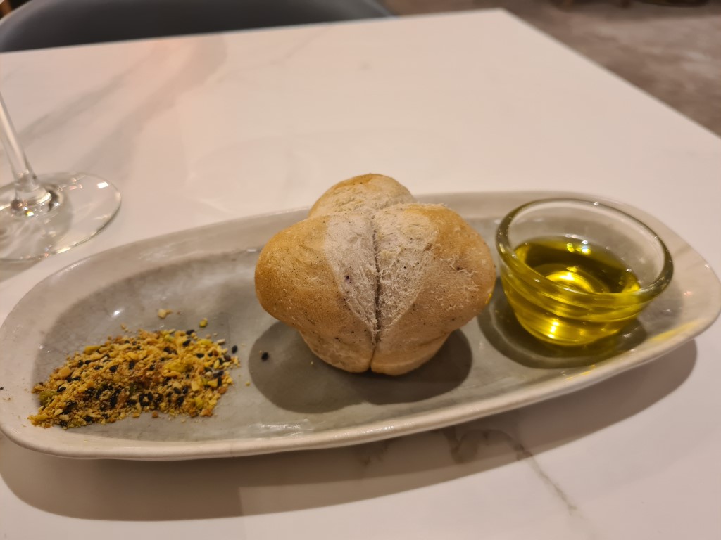 Complimentary Sour Dough bread at Pepperberry Restaurant Darwin