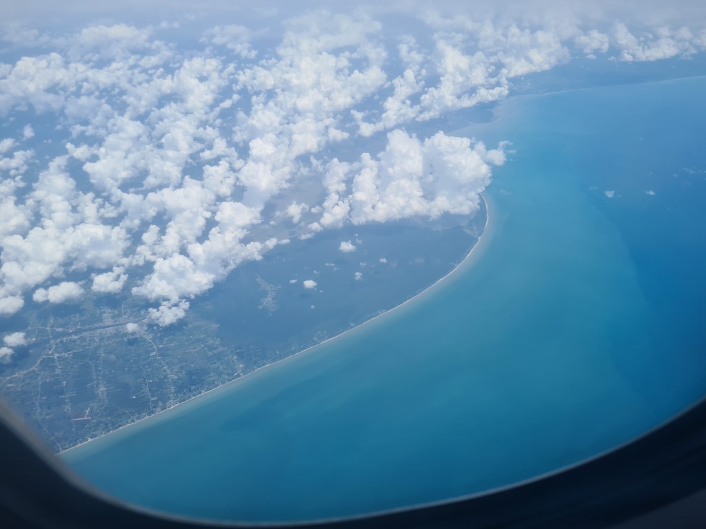 Descending into Bangkok on AirAisa
