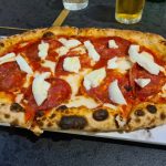 Excellent Wood Fired Pizza inside QVB Building Sydney CBD at Sherwal Restaurant