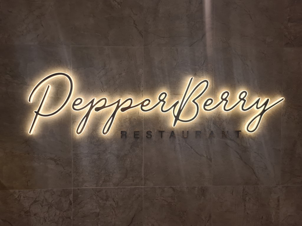 Fine dining at Pepperberry Restaurant at Hilton Hotel Darwin