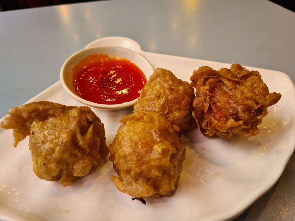 Fried Dim Sims at Mr Ping's Hong Kong Style BBQ Restaurant Parramatta