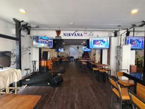 Inside Nirvana Sports Bar Seminyak Bali