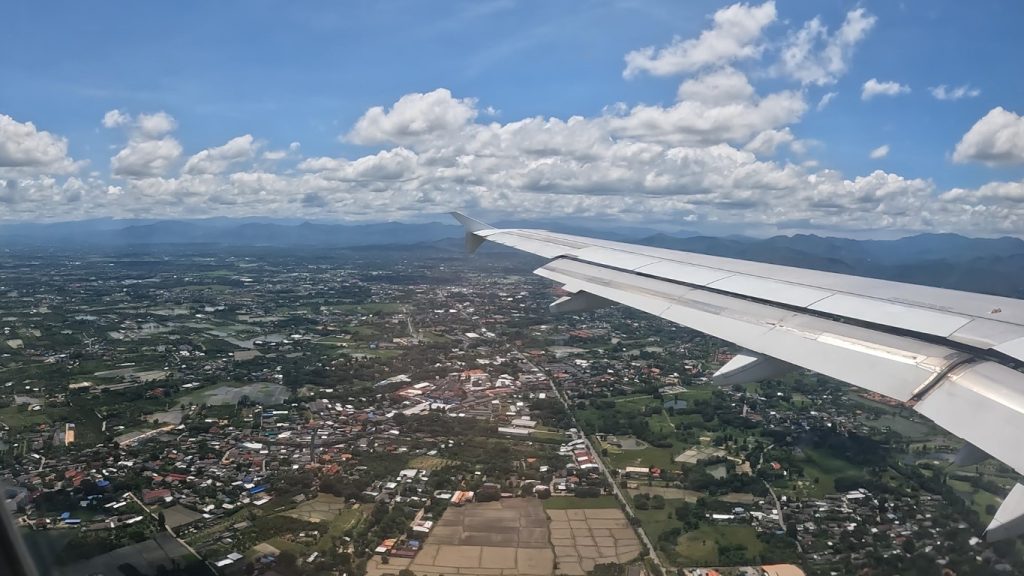 Landing at Chiang Mai Airport