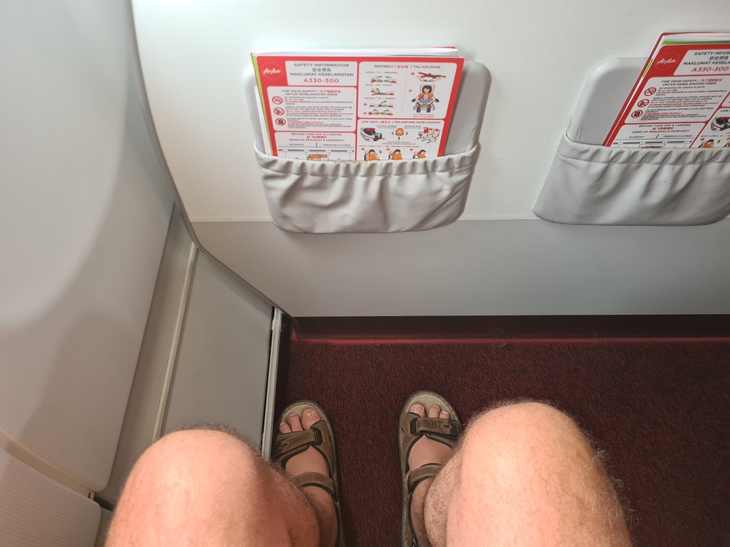 Legroom on AirAsia A330