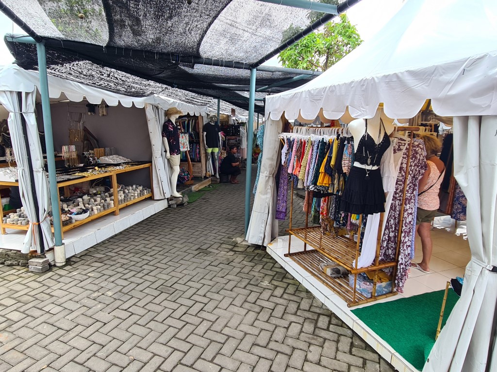 Market stalls at the Flea Market Seminyak