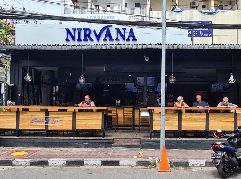 Nirvana Sports Bar in Seminyak Bali