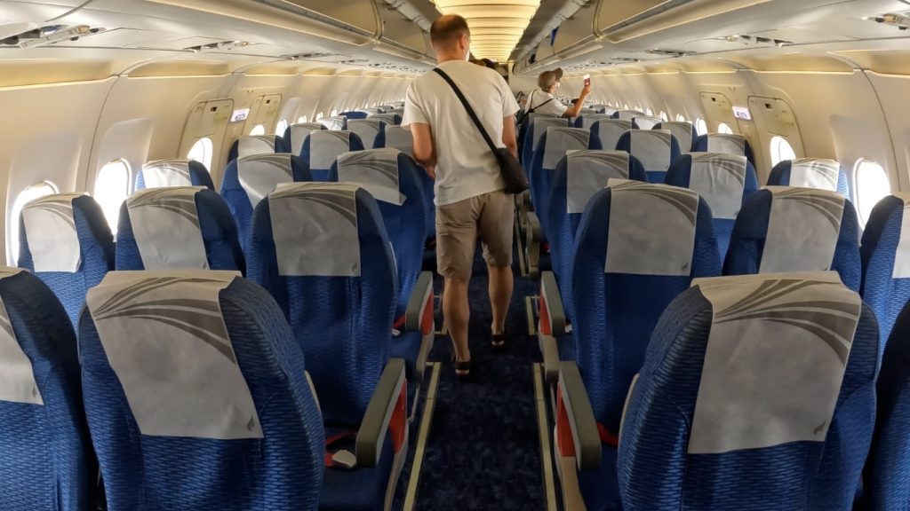 Onboard the Bangkok Airways A320