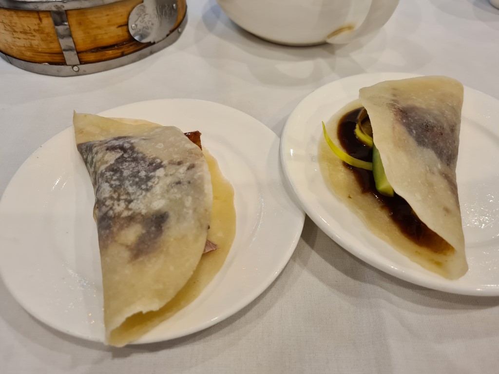 Peking Duck Pancakes at Iron Chef Chinese Restaurant Cabramatta
