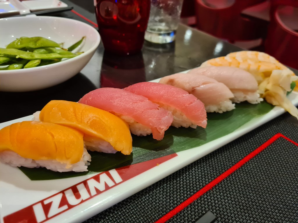 Excellent Japanese Food at Izumi on Royal Caribbean Cruise ships