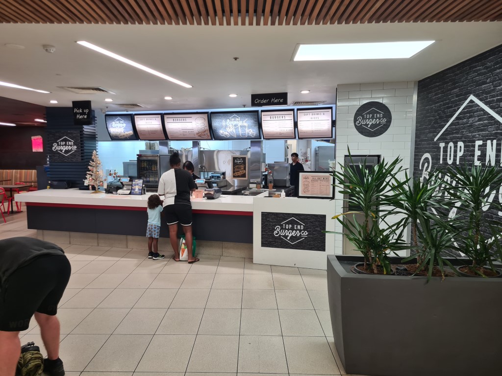 Top End Burger Co at Darwin Airport