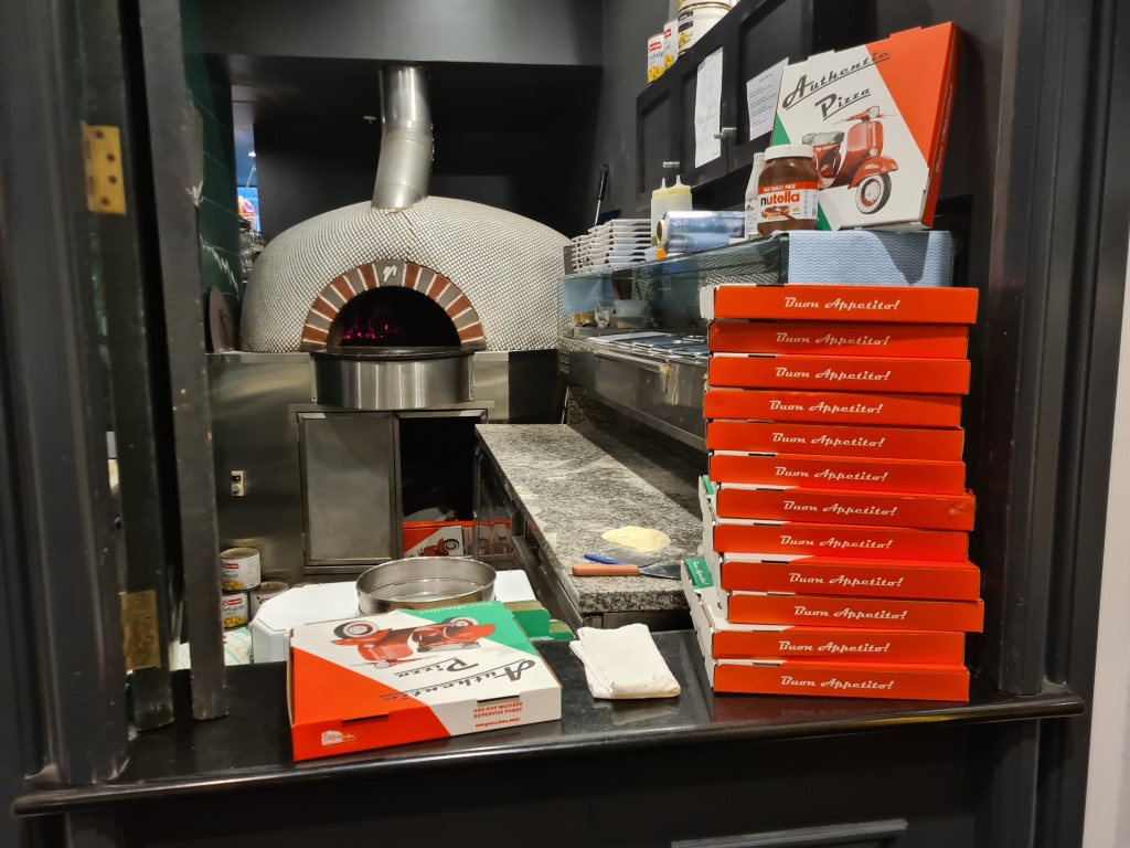 Wood Fired Pizza Oven at Sherwal Mediterranean Restaurant Sydney CBD