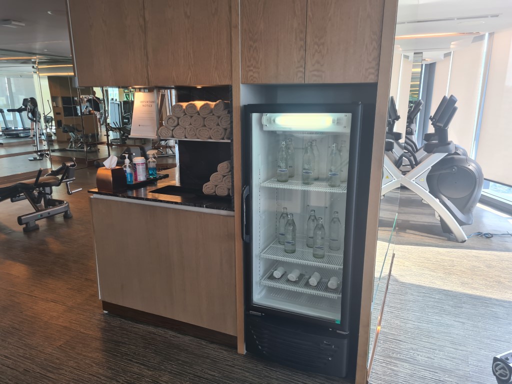 Cold water available at Hyatt Regency Sukhumvit Gymnasium