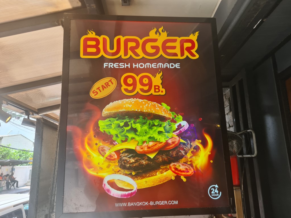 99 Baht Burgers at Bangkok Burgers Soi 11 Sukhumvit